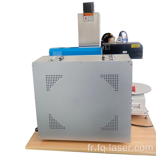 Machine de marquage laser en fibre 3D avec table rotative